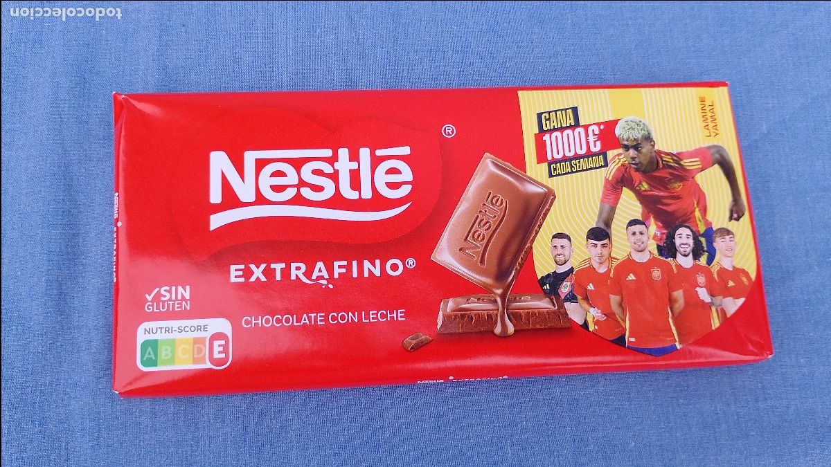 Coleccionismo deportivo: Envoltorio chocolate Nestle coleccionable mundial de f&uacute;tbol 2026 jugador Lamine Yamal