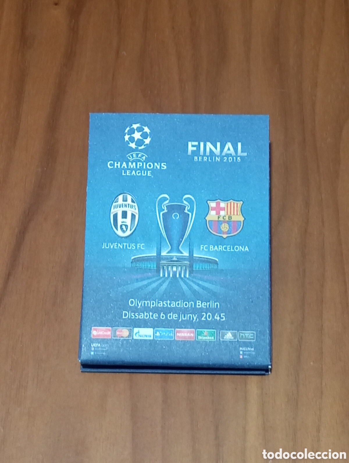 Coleccionismo deportivo: FOLLETO FINAL COPA DE EUROPA UEFA CHAMPIONS LEAGUE 2015 FC BARCELONA JUVENTUS