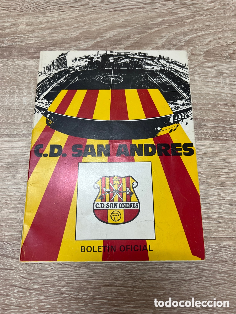 Coleccionismo deportivo: PROGRAMA BOLETIN OFICIAL CD SAN ANDRES v RACING SANTANDER 1975