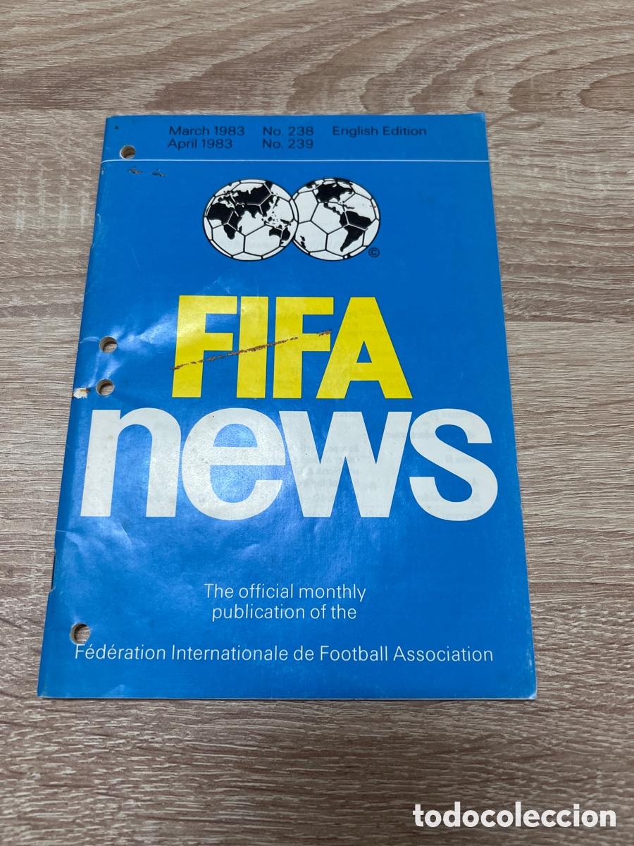 Coleccionismo deportivo: 1983 BOLETIN OFICIAL FIFA N&ordm; 238-239 EDICION EN INGLES