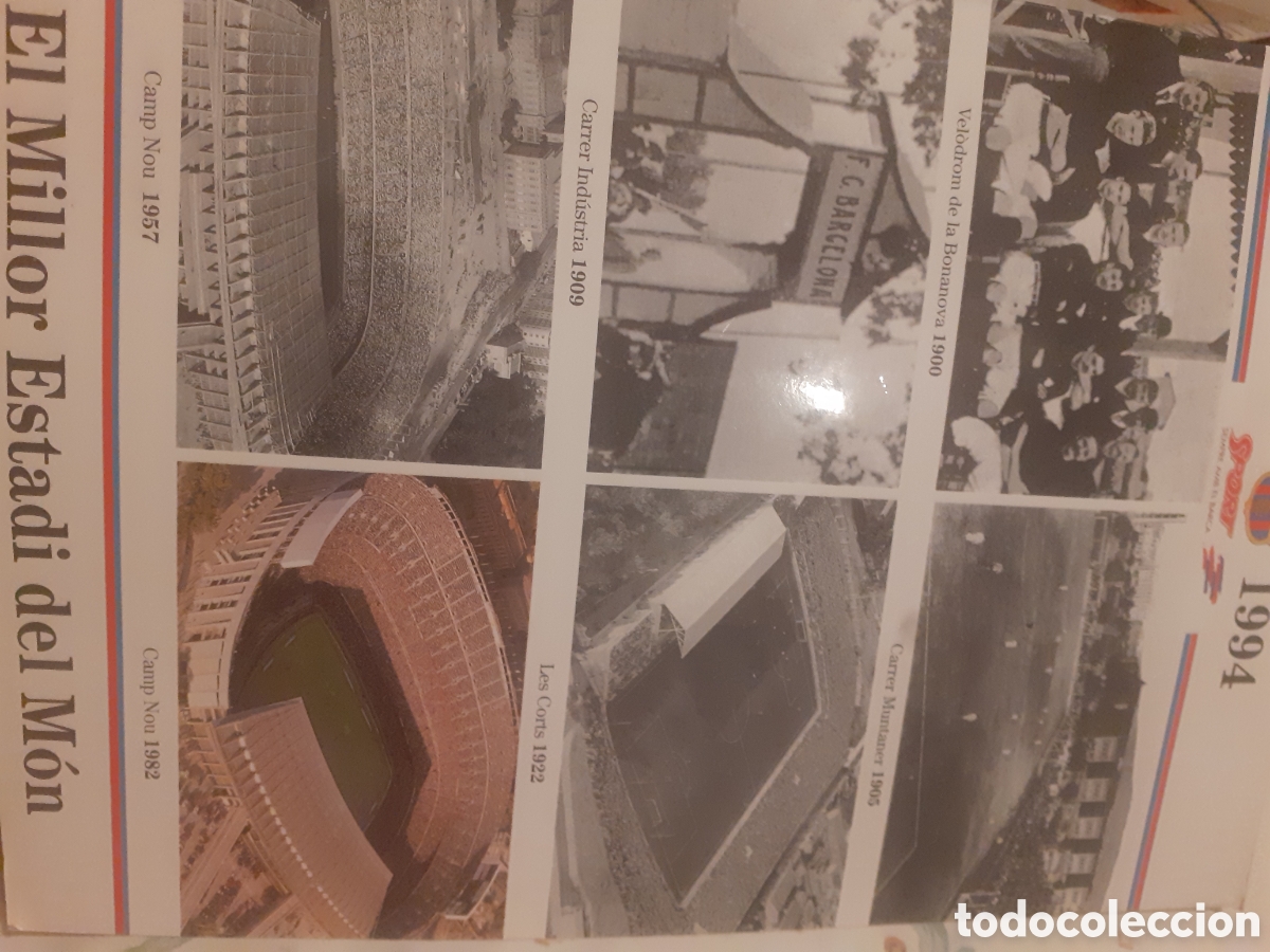 Coleccionismo deportivo: CARPETILLA EN A3 CON EL ESTADIO NOU CAMP DEL FC BARCELONA. TIPO POP UP. DIARIO SPORT. HACIA 1994