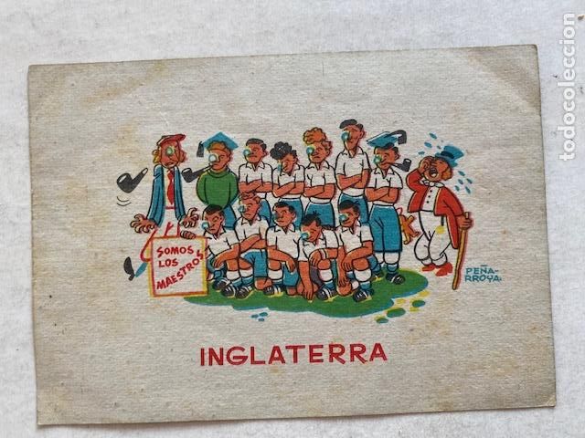 Coleccionismo deportivo: Mundial 50. Seleccion de Inglaterra, Ilustrada por Pe&ntilde;arroya, La Fabrica. Barcelona