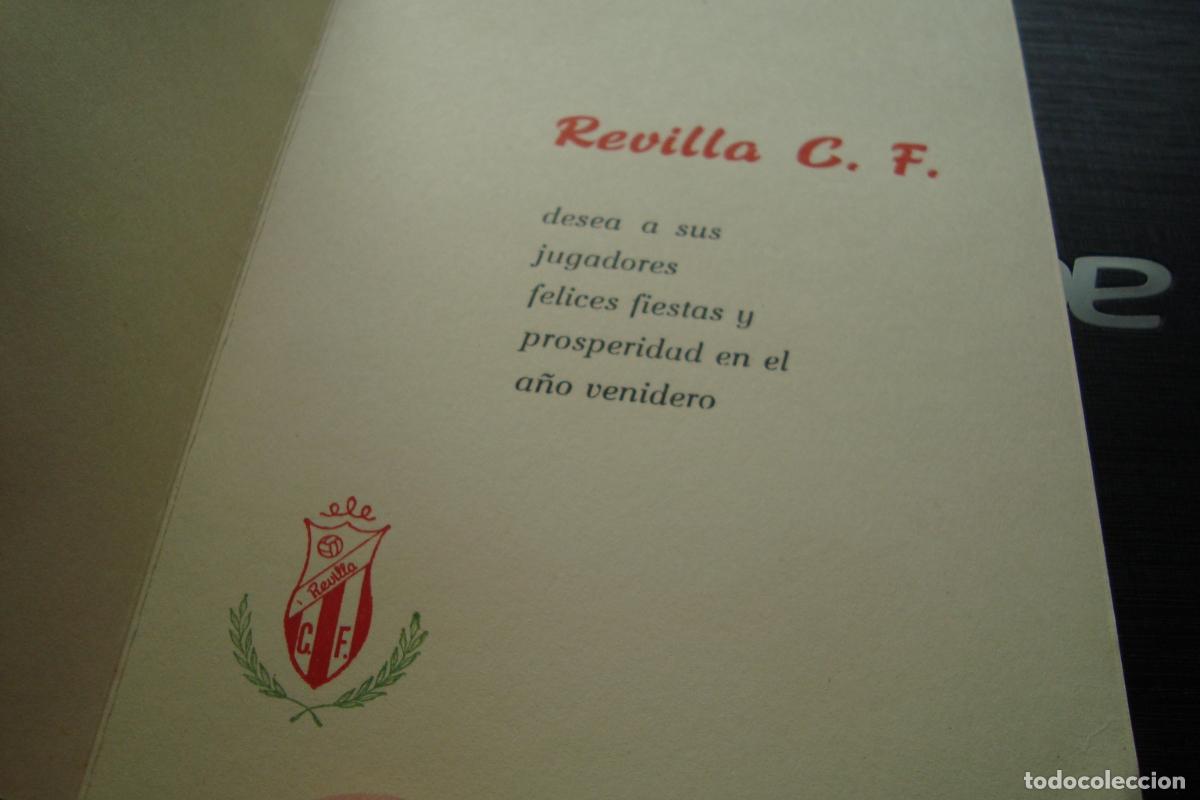 Sports collectibles: ANTIGUA TARJETA FELICITACION REVILLA C.F FUTBOL SEVILLA