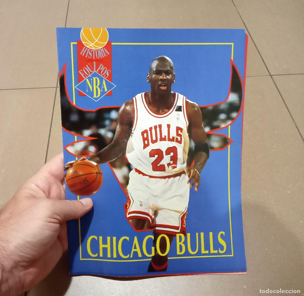 Coleccionismo deportivo: FASC&Iacute;CULO CHICAGO BULLS MICHAEL JORDAN REVISTA OFICIAL NBA A&Ntilde;O 1993 POSTER ESTAD&Iacute;STICAS COMPLETO