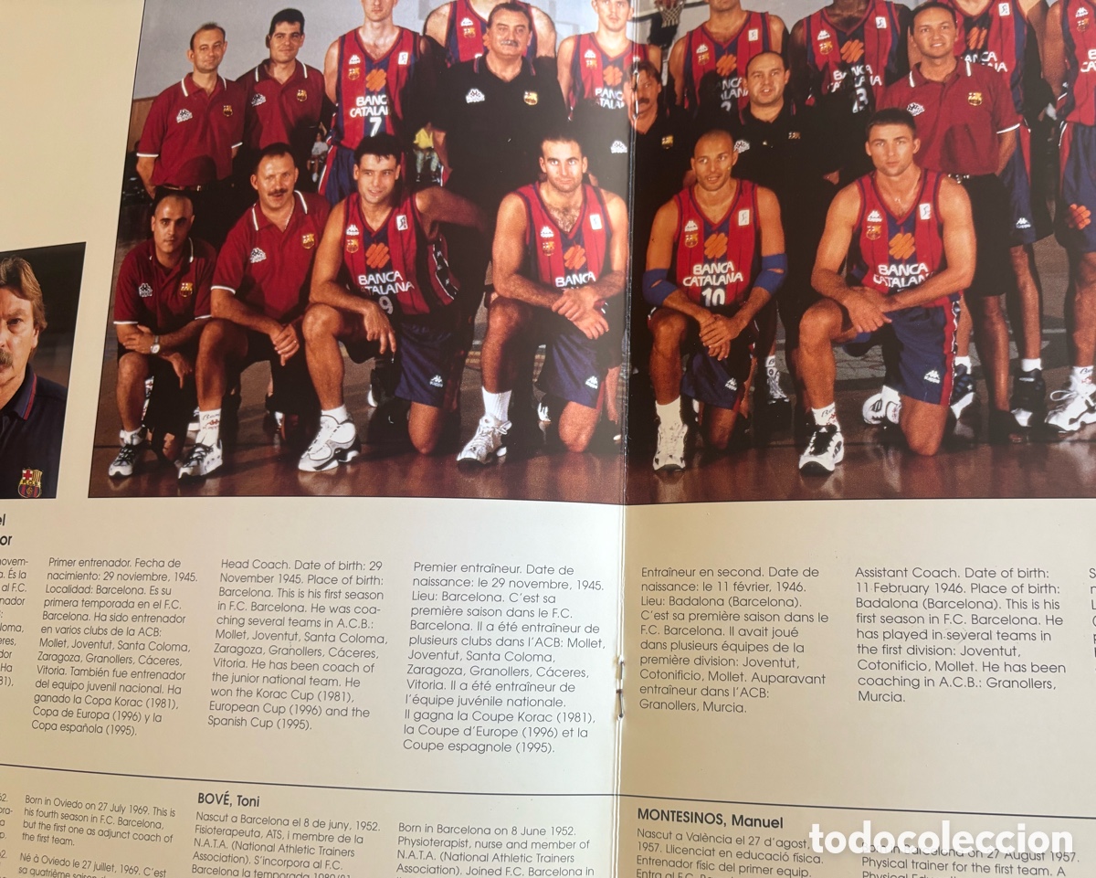 Coleccionismo deportivo: Dosier Bar&ccedil;a baloncesto 97-98 - Foto 5