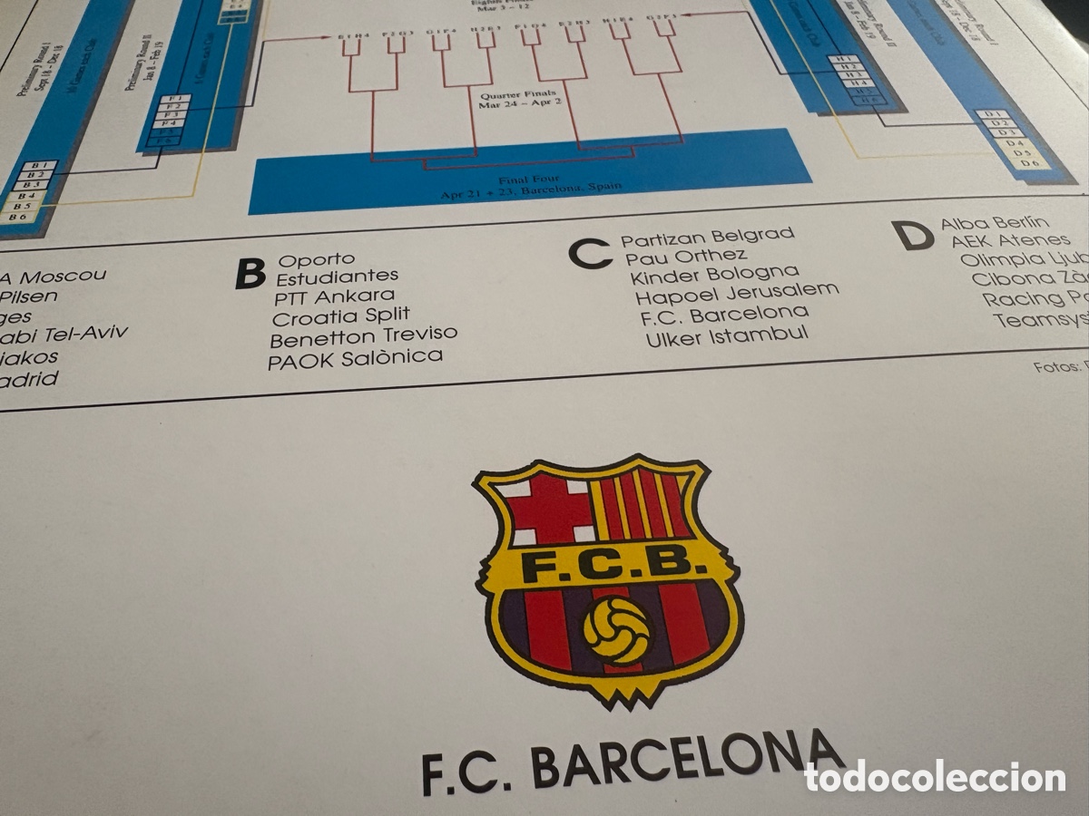 Coleccionismo deportivo: Dosier Bar&ccedil;a baloncesto 97-98 - Foto 8
