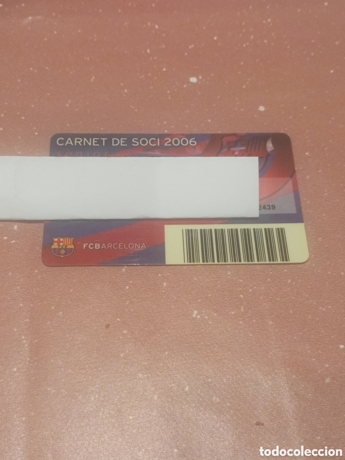 Coleccionismo deportivo: CARNET SOCIO ANUAL BAR&Ccedil;A FC BARCELONA 2006