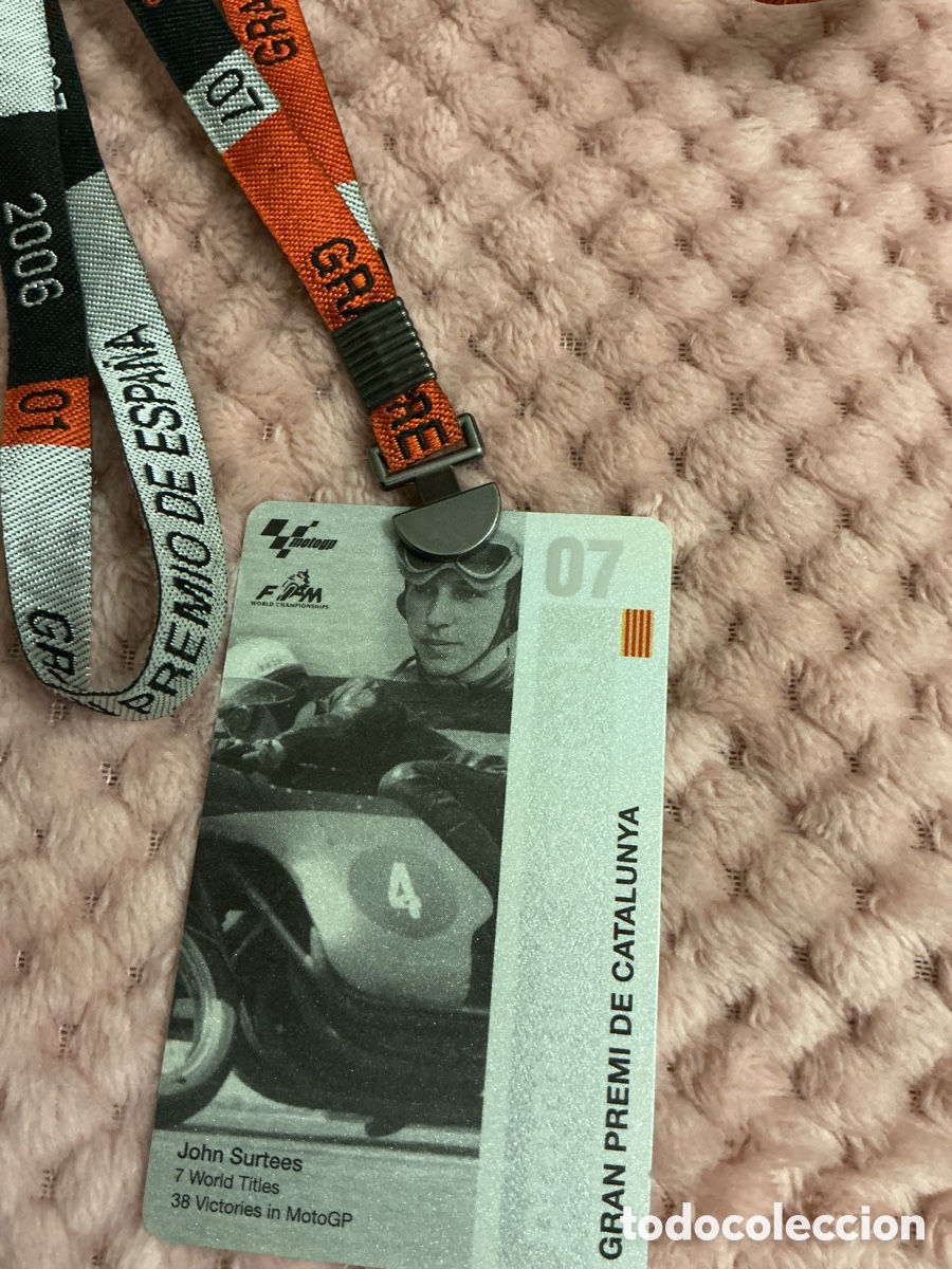 Coleccionismo deportivo: PASES DE PADDOCK MOTO GP - Foto 4