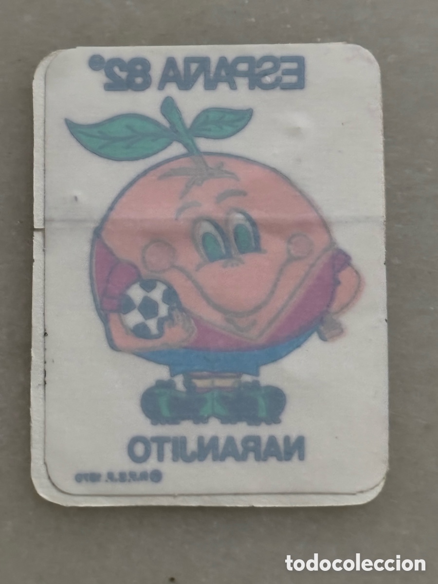 Coleccionismo deportivo: Pegatina Naranjito mundial, 82 original nueva