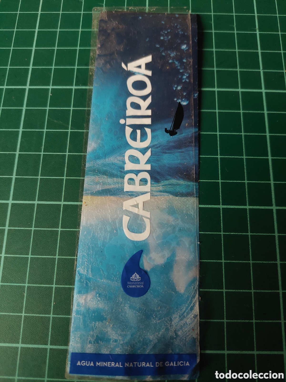 Coleccionismo deportivo: DEPORTES ETIQUETA VELA AGUA MINERAL NATURAL GALICIA CABREIROA 1 L