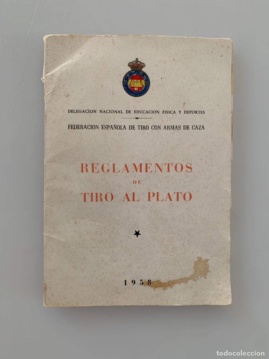 Coleccionismo deportivo: Reglamentos de Tiro al Plato Armas Caza 1958 Vintage