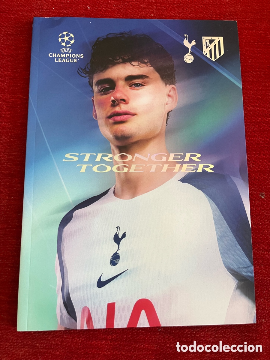 Coleccionismo deportivo: PROGRAMA OFICIAL TOTTENHAM HOTSPUR 3-2 ATLETICO MADRID UEFA CHAMPIONS LEAGUE 2025 2026