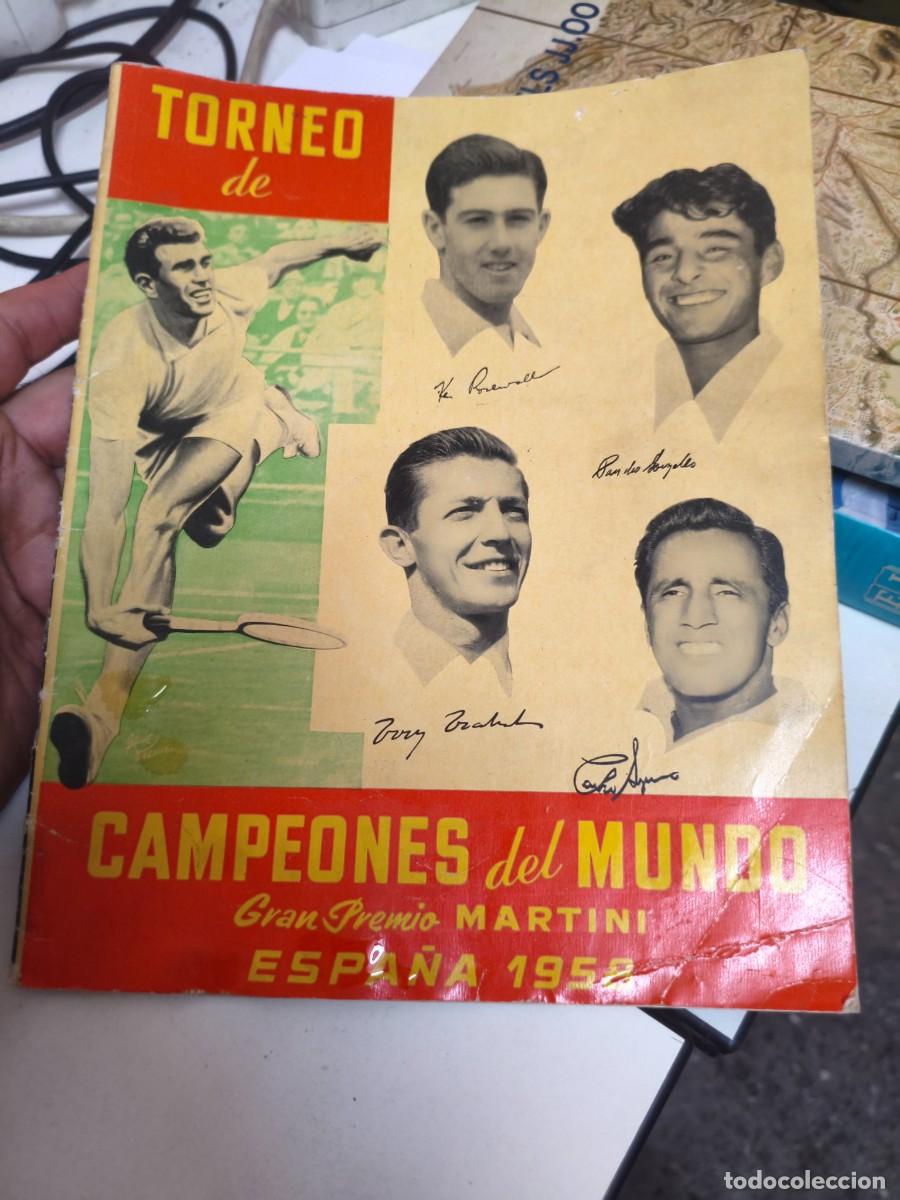 Coleccionismo deportivo: PROGRAMA OFICIAL TORNEO DE CAMPEONES DEL MUNDO ESPA&Ntilde;A 1958 GRAN PREMIO MARTINI