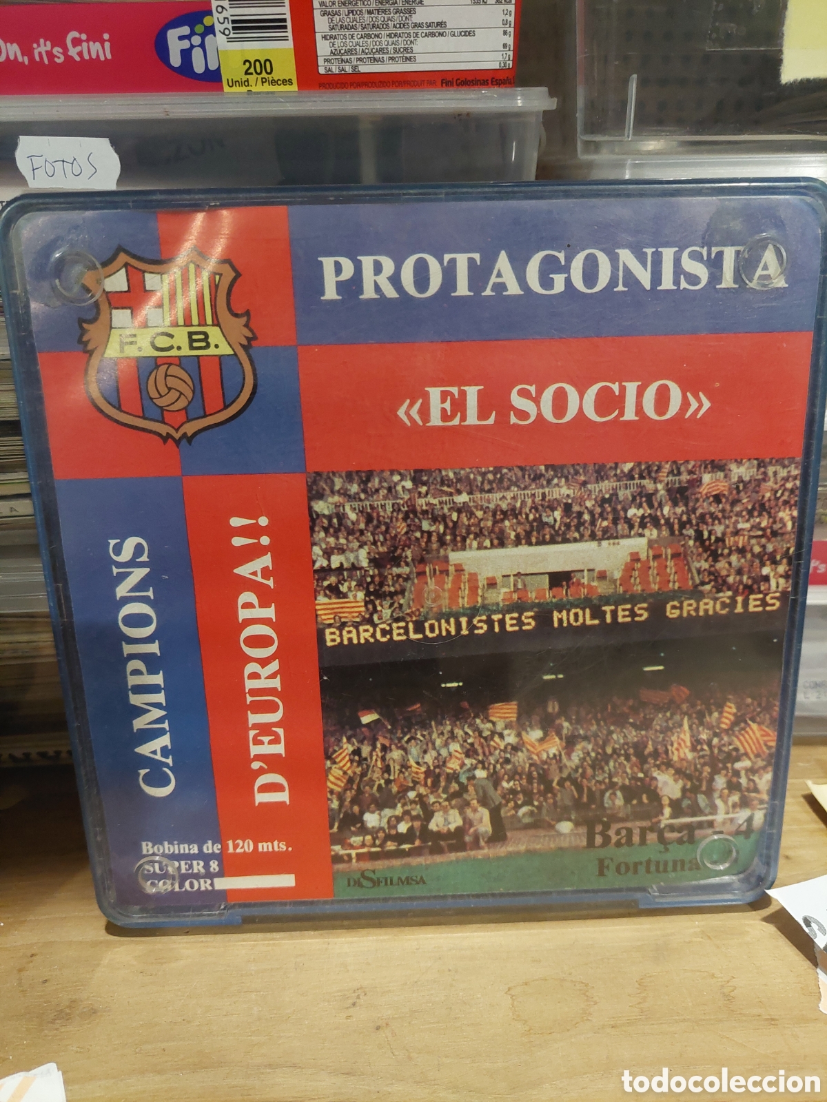 Coleccionismo deportivo: F.C.BARCELONA EL SOCIO PEL&Iacute;CULAS SUPER 8 CAMPEONES EUROPA COLOR