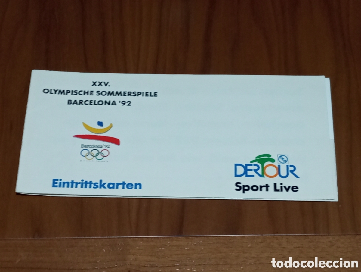 Coleccionismo deportivo: PORTA ENTRADAS TEAM OLYMPIA 1992 ALEMANIA JUEGOS OL&Iacute;MPICOS BARCELONA 1992