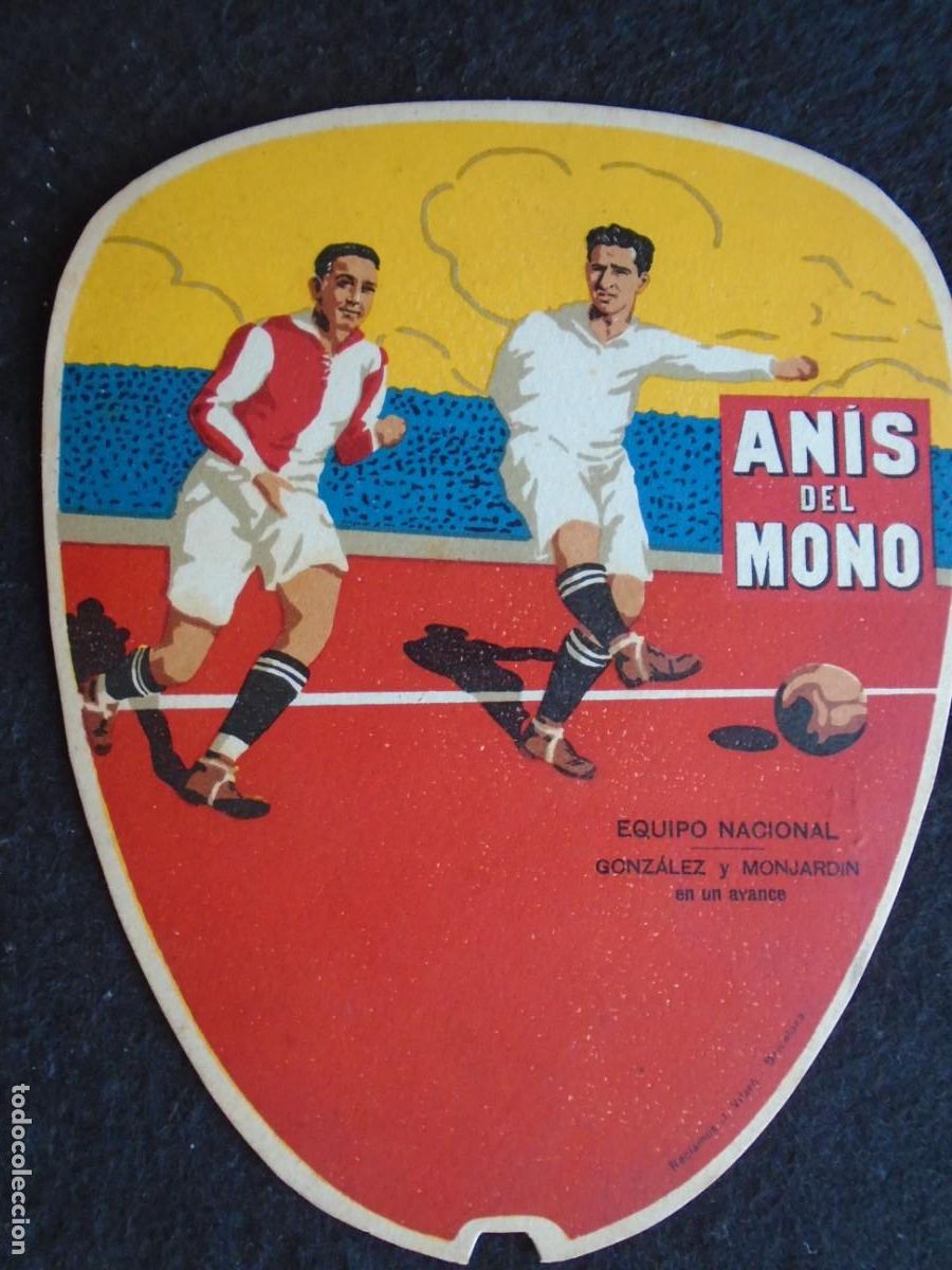 Coleccionismo deportivo: (F-261000)PAY PAY - ANIS DEL MONO - EQUIPO NACIONAL - GONZALEZ (VIGO SPORTING Y MONJARDIN (R.MADRID)