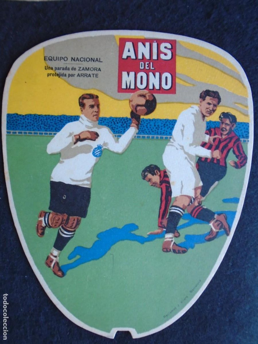 Coleccionismo deportivo: (F-261003)PAY PAY - ANIS DEL MONO - EQUIPO NACIONAL - RICARDO ZAMORA (R.C.D.ESPA&Ntilde;OL)