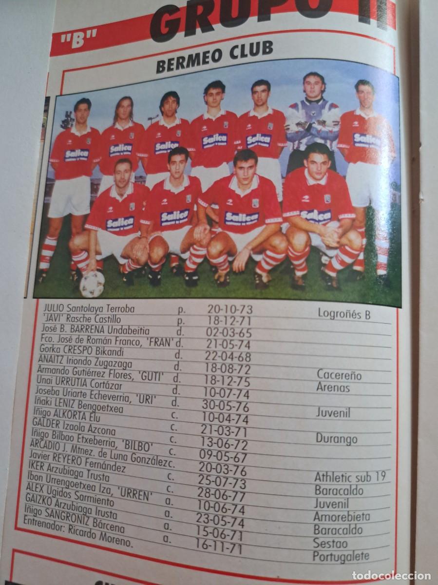 Coleccionismo deportivo: Foto plantilla y jugadores Don Bal&oacute;n 1995-96. Nermeo Club