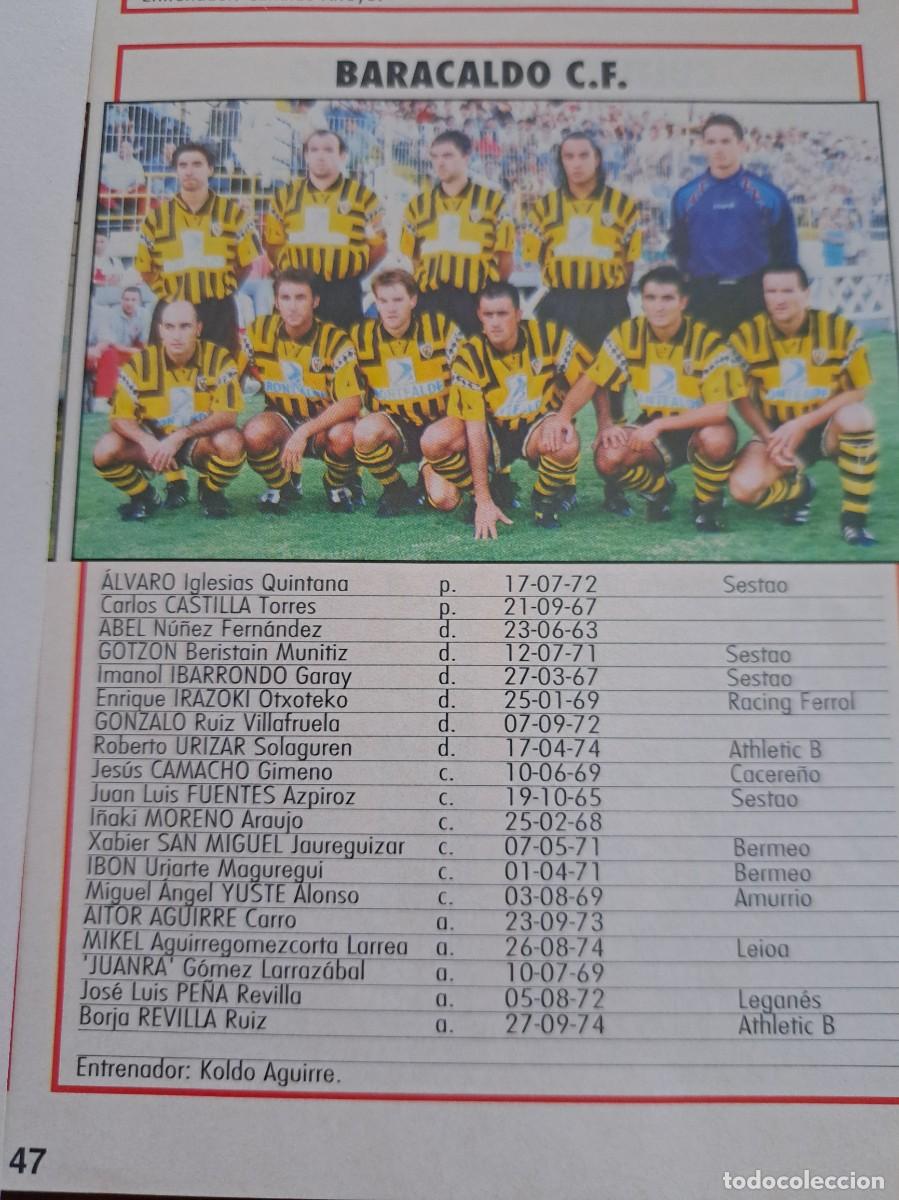Coleccionismo deportivo: Foto plantilla y jugadores Don Bal&oacute;n 1995-96. Baracaldo CF