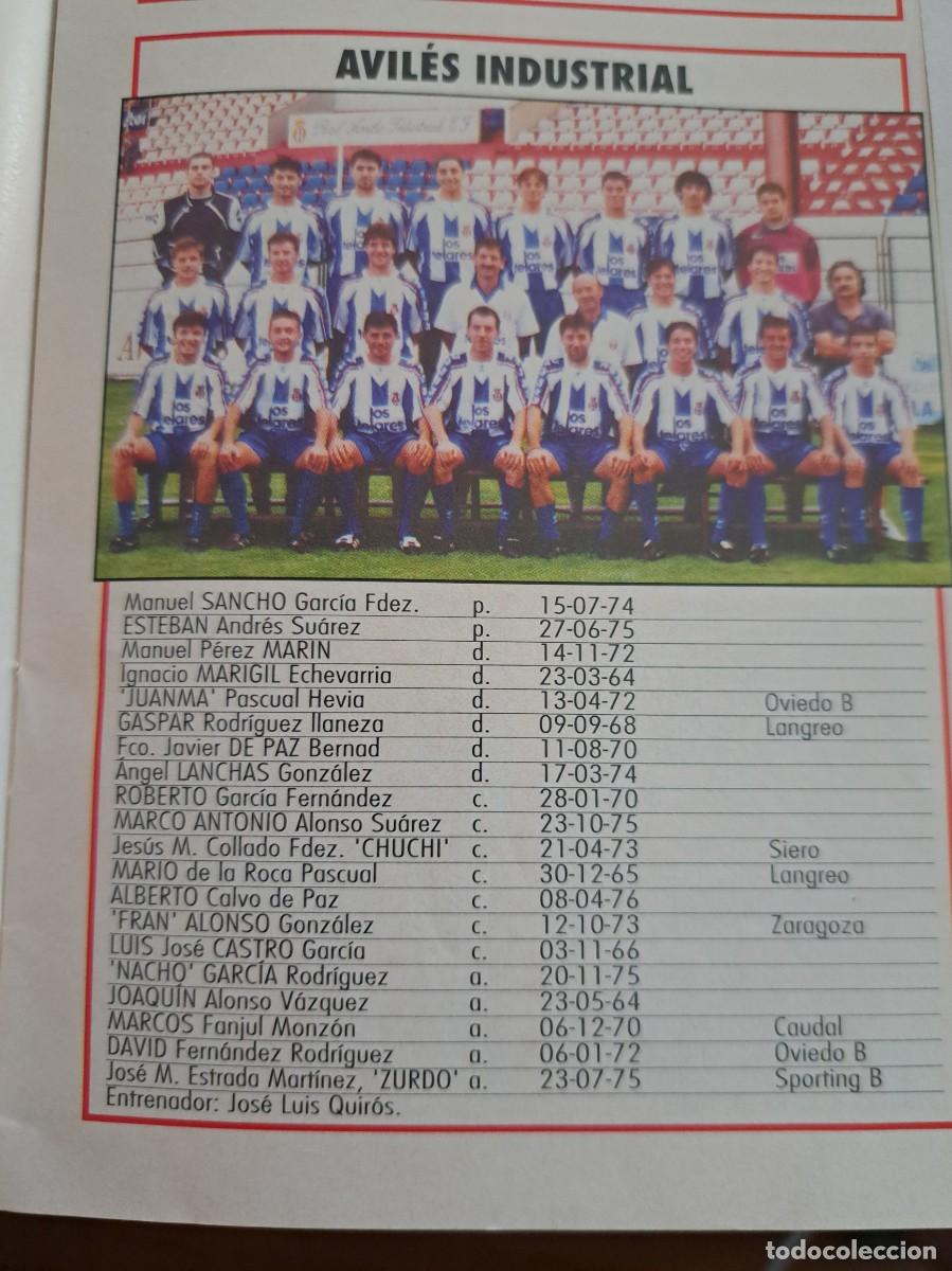 Coleccionismo deportivo: Foto plantilla y jugadores Don Bal&oacute;n 1995-96. Avil&eacute;s Industrial