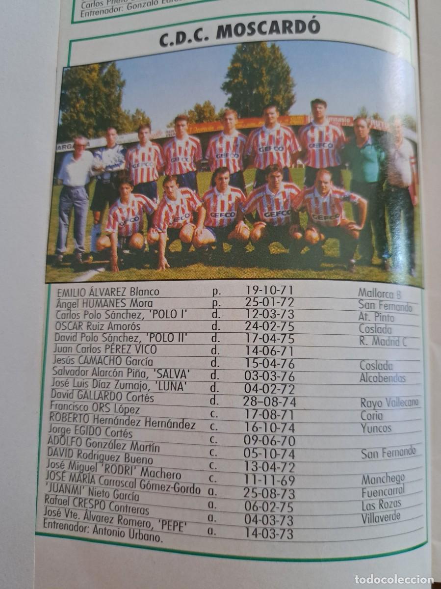 Coleccionismo deportivo: Foto plantilla y jugadores Don Bal&oacute;n 1995-96. CDC Moscard&oacute;