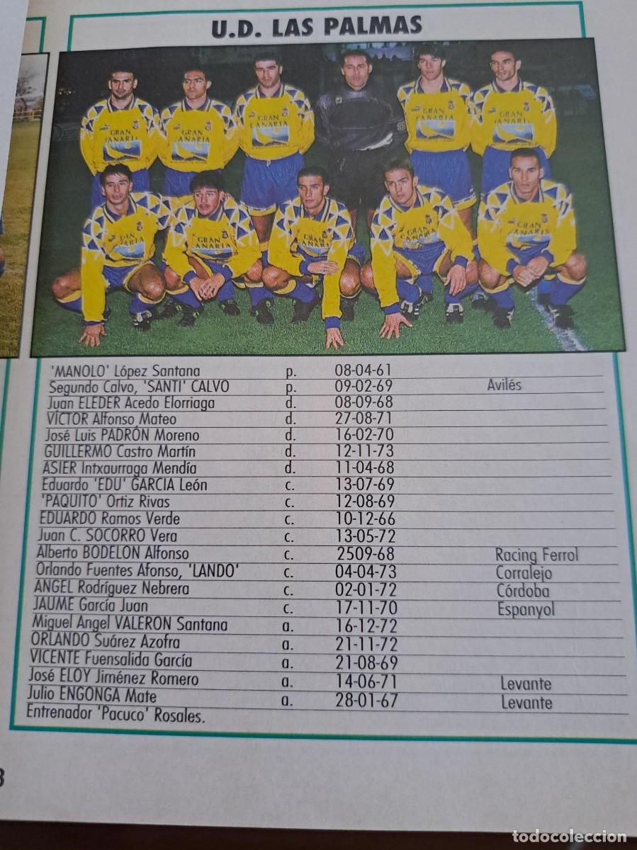 Coleccionismo deportivo: Foto plantilla y jugadores Don Bal&oacute;n 1995-96. UD Las Palmas