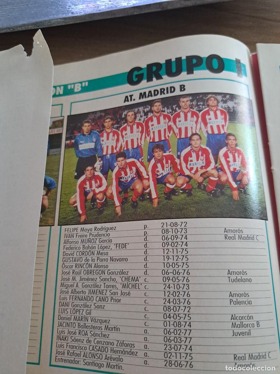 Coleccionismo deportivo: Foto plantilla y jugadores Don Bal&oacute;n 1995-96. Atl&eacute;tico Madrid B