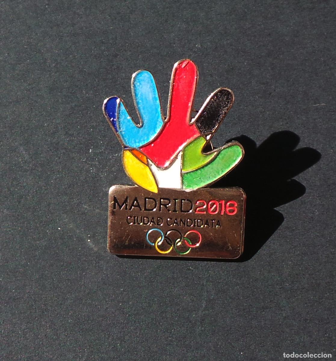 Sammelleidenschaft Sport: PIN OFICIAL COLECCIONABLE DE LA CANDIDATURA OL&Iacute;MPICA DE MADRID 2016