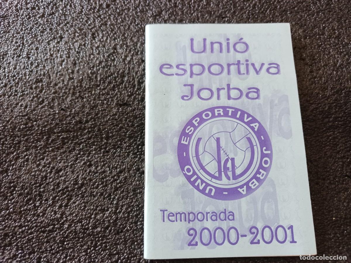 Coleccionismo deportivo: calendari de la unio esportiva jorba, barcelona, temporada 2000 - 2001