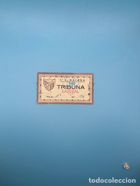 Sports collectibles: ENTRADA FUTBOL C.D.MALAGA A&Ntilde;OS 50