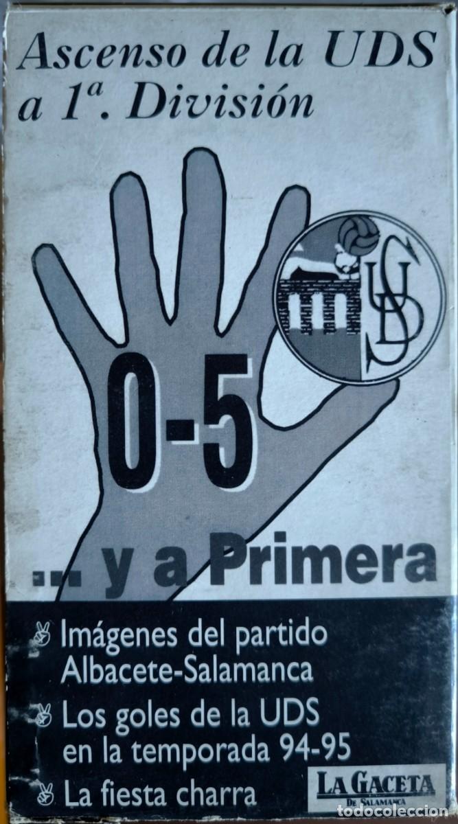 Coleccionismo deportivo: Ascenso Uni&oacute;n Deportiva Salamanca a 1&ordf; Divisi&oacute;n: 0-5 ... Y a Primera - VHS