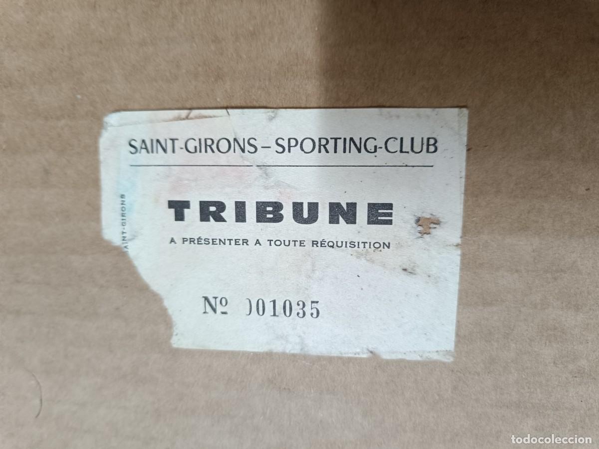 Coleccionismo deportivo: ANTIGUA ENTRADA DEL CLUB DE RUGBY SAINT GIRONS SPORTING CLUB, LIGA FRANCESA, ARIEGE, OCCITANIA -S2
