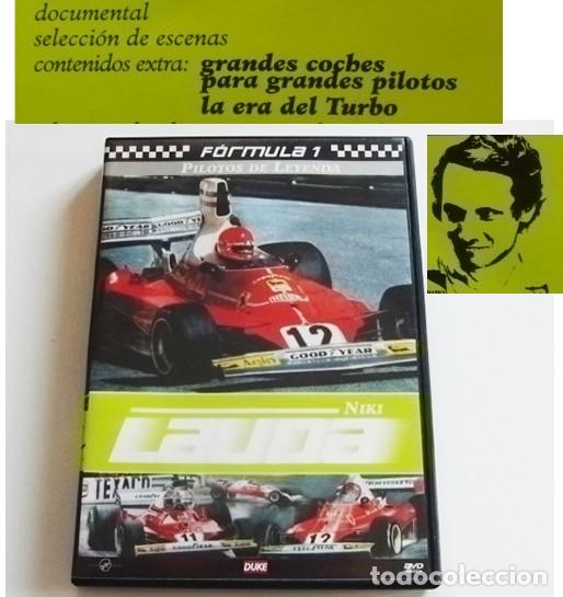 Coleccionismo deportivo: NIKI LAUDA DVD DOCUMENTAL + HISTORIA LA EVOLUCI&Oacute;N DE COCHES F1 F&Oacute;RMULA UNO PILOTO MEC&Aacute;NICA TURBO F 1