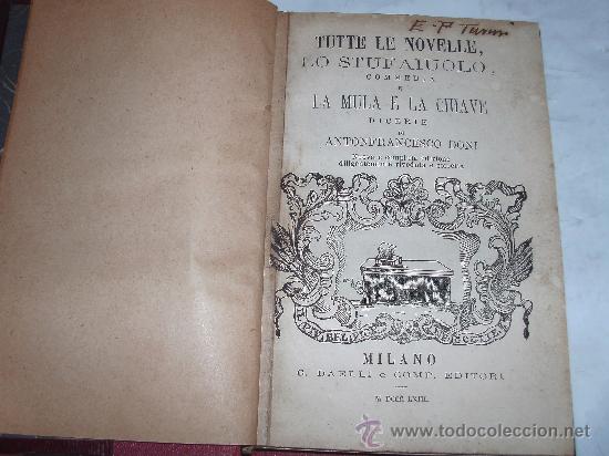 Enciclopedias antiguas: ANTONFRANCESCO DONI - Foto 1