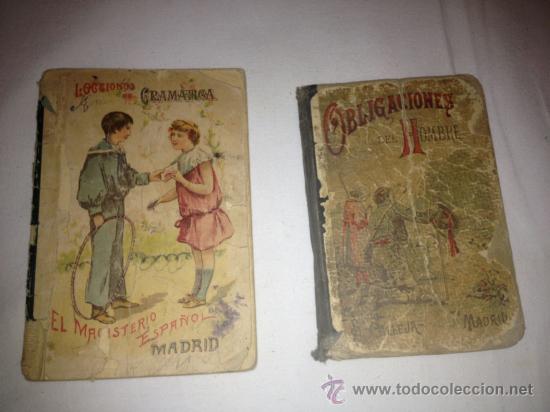 Enciclopedias antiguas: LOTE DE 2 LIBROS ANTIGUOS - Foto 1