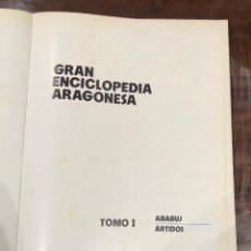 Enciclopedias antiguas: GRAN ENCICLOPEDIA ARAGONESA-(12+1)TOMOS(240€). Lote 121179095
