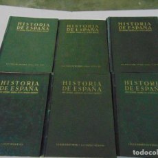 Enciclopedias antiguas: INSTITUTO GALLACH HISTORIA DE ESPAÑA 6 TOMOS AÑO 1934 1935 1936 1937 1962