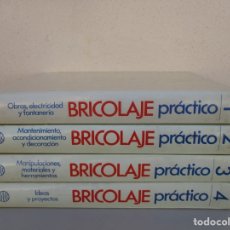Enciclopedias antiguas: ENCICLOPEDIA BRICOLAJE PRACTICO, DE LA EDITORIAL PLANETA. ESTA EDITADO EN 1990 CONSTA DE 4 TOMOS