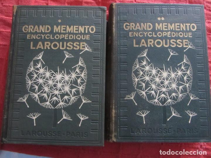 Enciclopedias antiguas: GRAND MEMENTO ENCYCLOPEDIQUE LAROUSSE. 2 VOLÚMENES. 1936 EN FRANCES - Foto 1 - 197161157