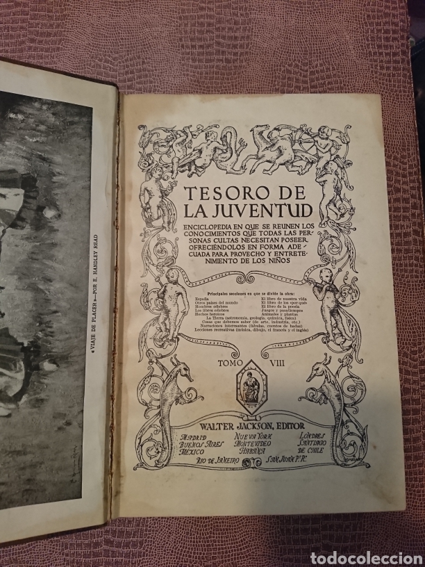 Enciclopedias antiguas: Tesoro de la juventud, tomo 8 - Foto 1