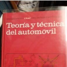 Enciclopedias antiguas: ENCICLOPEDIA CEAC DEL MOTOR Y AUTOMOVIL. Lote 242273020