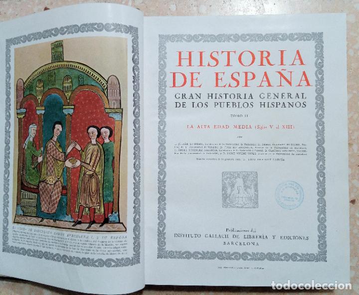Enciclopedias antiguas: HISTORIA DE ESPAÑA. 3 TOMOS. INSTITUTO GALLACH DE LIBRERIA Y EDICIONES. 1935 - Foto 9 - 297533473