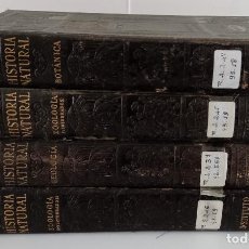 Enciclopedias antiguas: HISTORIA NATURAL. 4 TOMOS. INSTITUTO GALLACH DE LIBRERIA Y EDICIONES.