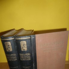 Enciclopedias antiguas: ENCICLOPEDIA UNIVERSAL ILUSTRADA EUROPEO AMERICANA SUPLEMENTO 1936-1939 VOL. 1 Y 2 ESPASA CALPE 1€Y+