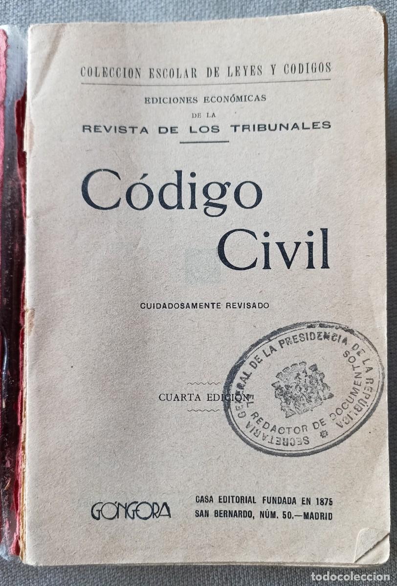 Enciclopedias antiguas: C&oacute;digo Civil (76) - Foto 2