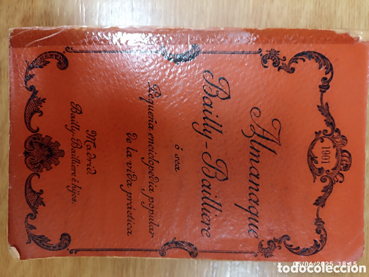 Enciclopedias antiguas: Almanaque Bailly Bailliere - Foto 1