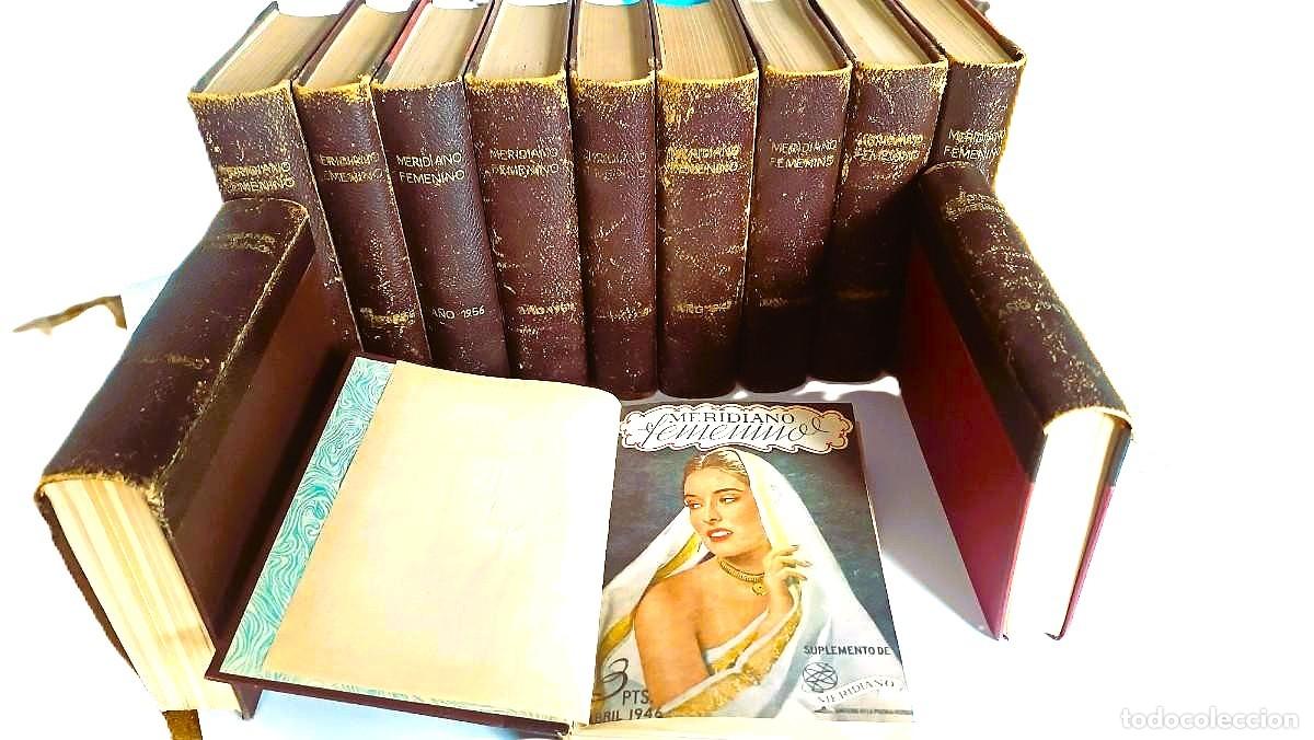 Enciclopedias antiguas: Meridiano femenino. 12 curiosos libros antiguos