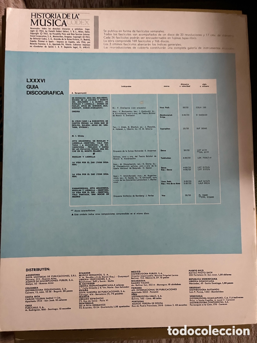 Enciclopedias antiguas: Historia de la Musica Codex - Foto 4