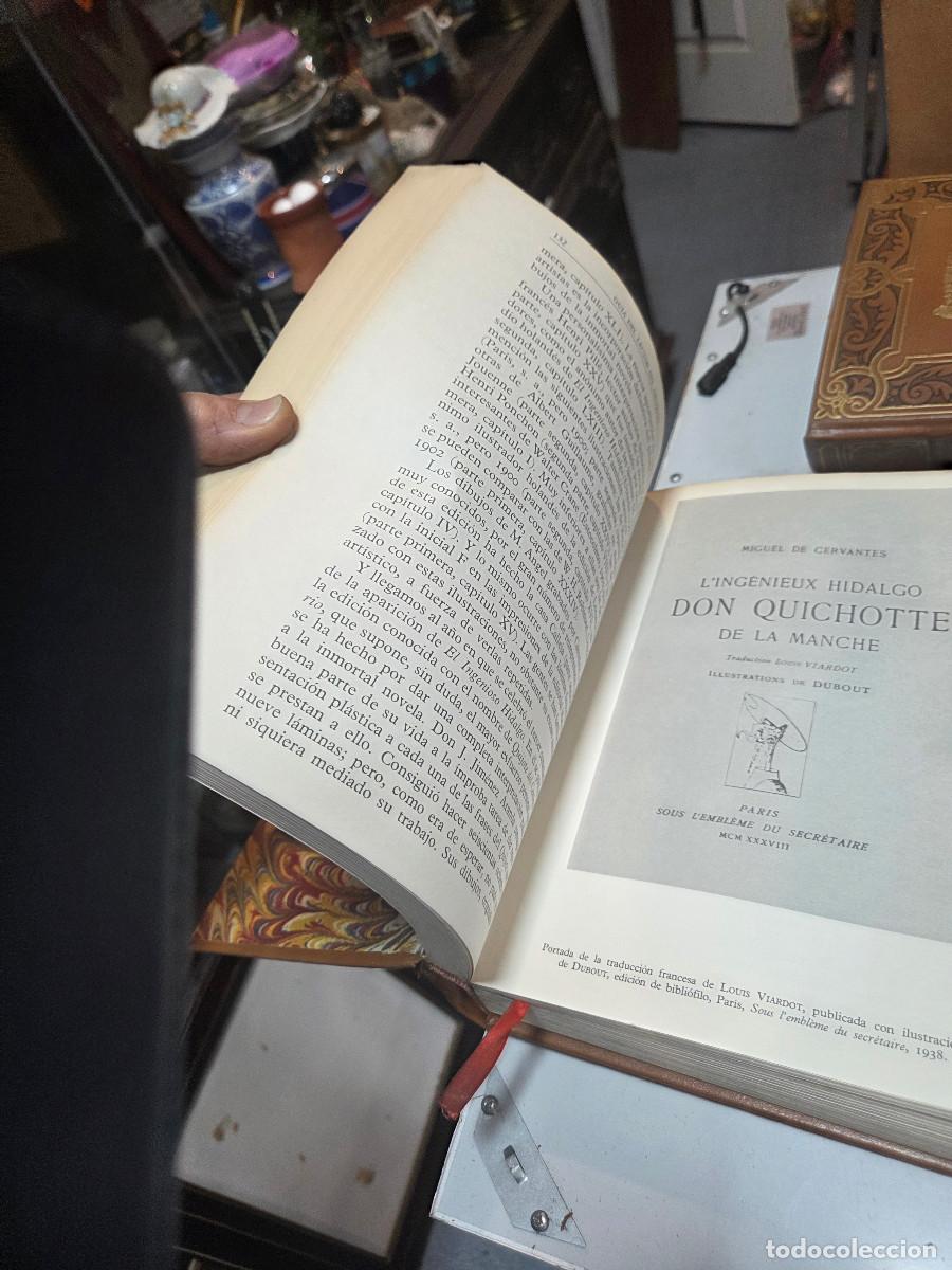 Enciclopedias antiguas: 3 tomos del libro de don quijote - Foto 6