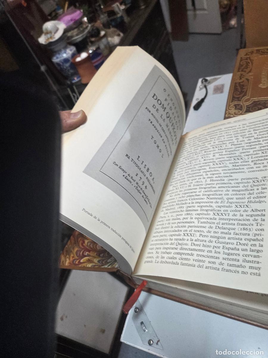 Enciclopedias antiguas: 3 tomos del libro de don quijote - Foto 9